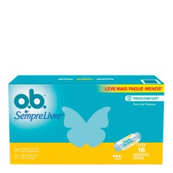 ABSORVENTE INTERNO OB COMFORT MEDIO C/16 UND