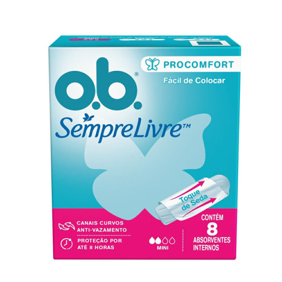 ABSORVENTE OB PRO COMFORT MINI 8UND