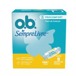 ABSORVENTE OB PRO COMFORT MEDIO 8UND