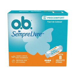 ABSORVENTE OB PRO COMFORT SUPER 8UN