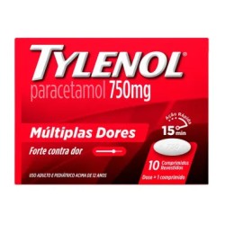 TYLENOL 750MG C/10 COMPRIMIDOS