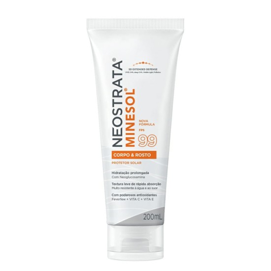 MINESOL NEOSTRATA CORPO E ROSTO FPS99 C/200ML