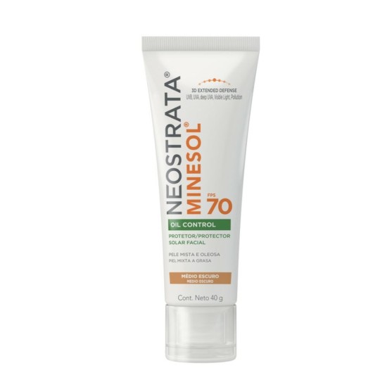 MINESOL NEOSTRATA OC FACIAL FPS70 COR MEDIO ESCURO C/40G
