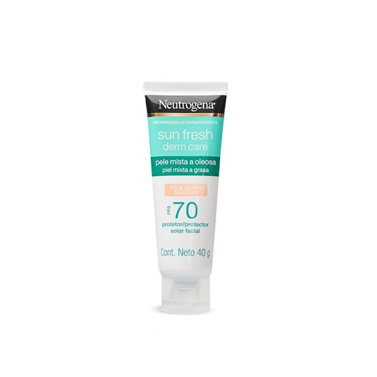 PROTETOR SOLAR FAC NEUTROGENA SUNFRESH PELE CLARA FPS70 40G