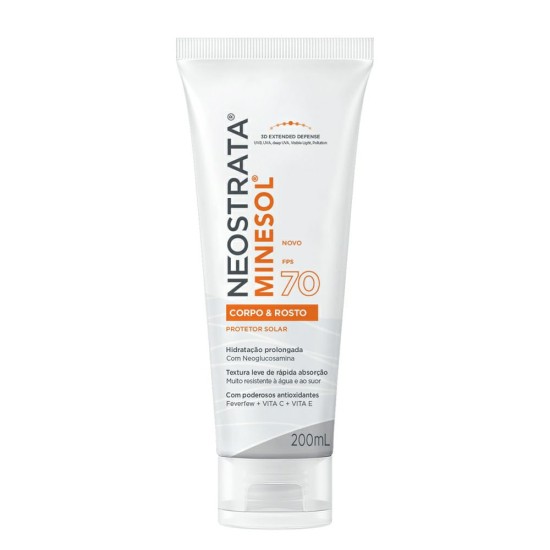 MINESOL NEOSTRATA CORPO E ROSTO FPS70 C/200ML
