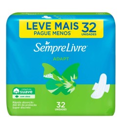 ABSORVENTE SEMPRE LIVRE SV ADAPT C/ABAS C/32UN