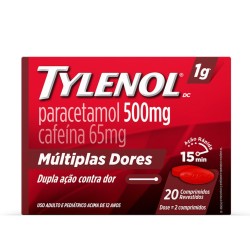 TYLENOL DC 1G MULT DORES C/20 COMPRIMIDOS