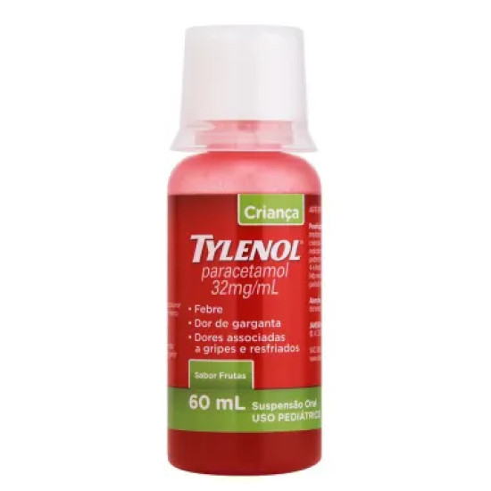 TYLENOL CREME IANCA SUSP COM 60 ML