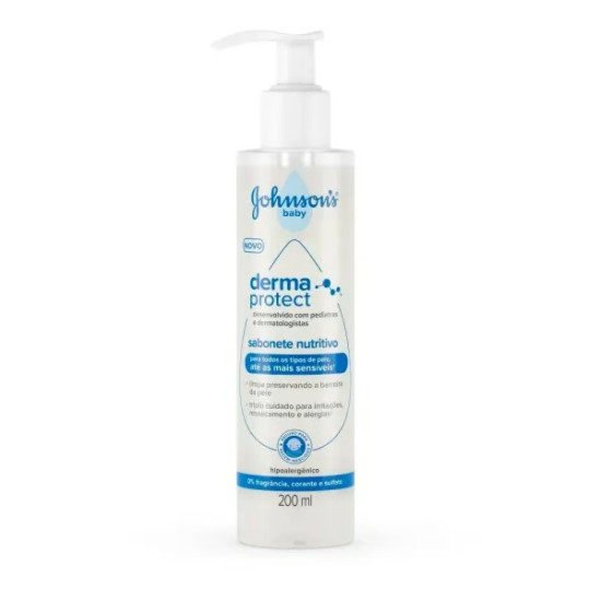 SABONETE LIQUIDO NUTRITIVO JEJ BABY DERMAPROTECT 200ML