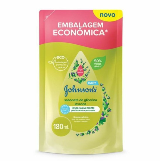 SABONETE JEJ BABY LIQUIDO REFIL GLICERINA/LAVANDA 180ML