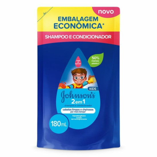 SHAMPOO E COND JEJ BABY KIDS 2 EM 1 180ML