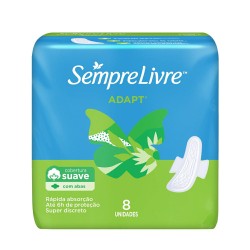 ABSORVENTE SEMPRE LIVRE SV ADAPT C/ABAS 8UN
