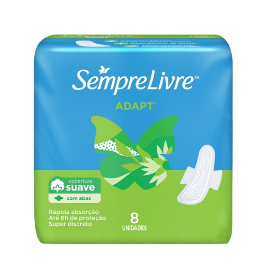 ABSORVENTE SEMPRE LIVRE SV ADAPT C/ABAS 8UN