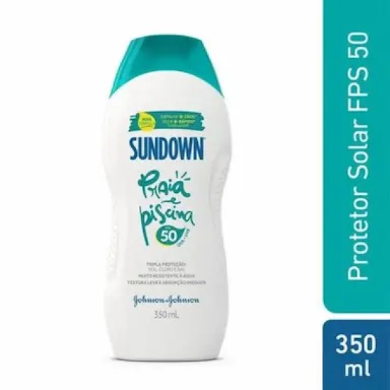 PROTETOR SOLAR SUNDOWN PRAIA E PISCINA FPS 50 350ML