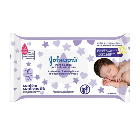 LENCO UMEDECIDO JEJ HORA DO SONO REFIL COM 96 UND