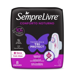ABSORVENTE SEMPRE LIVRE NOT SECA C/ABAS 8UN