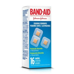 BAND AID PEQ FERIMENTOS C/16 UND