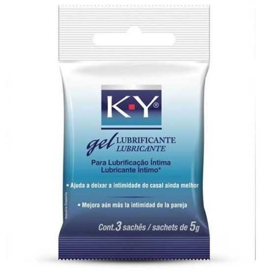 K Y GEL LUBRIFICANTE 3 SACHES COM 5 GR
