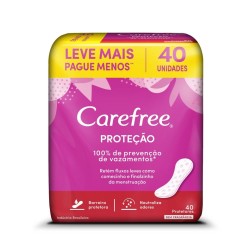 PROTETOR DIARIO CAREFREE S/ PERFUME C/ 40UN