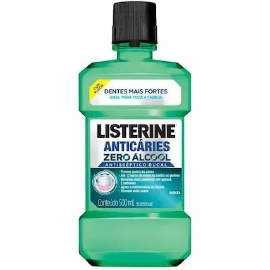 LISTERINE ANTICARIES ZERO ALCOOL 500ML