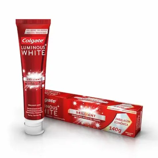 CREME DENTAL COLGATE LUMINOUS WHITE BRILLIANT MINT 140G
