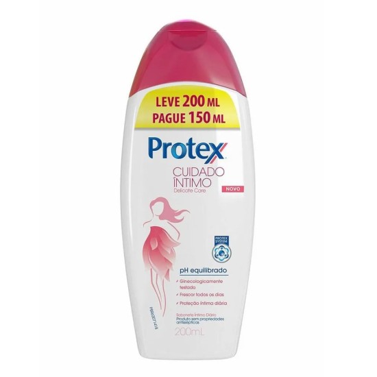 SABONETE LIQUIDO PROTEX INTIMO DELICATE CARE LV 200 PG 150ML