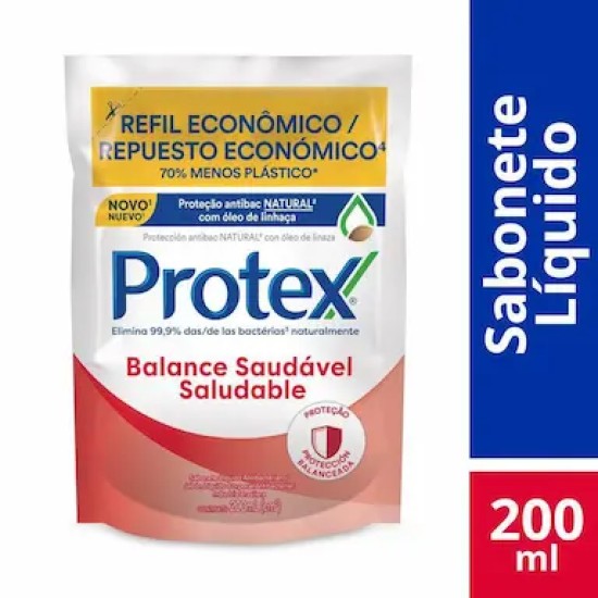 SABONETE LIQUIDO PROTEX BALANCE REFIL 200ML