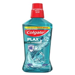 ENXAGUANTE BUCAL COLGATE PLAX ICE INFINITY LV500ML PG350ML