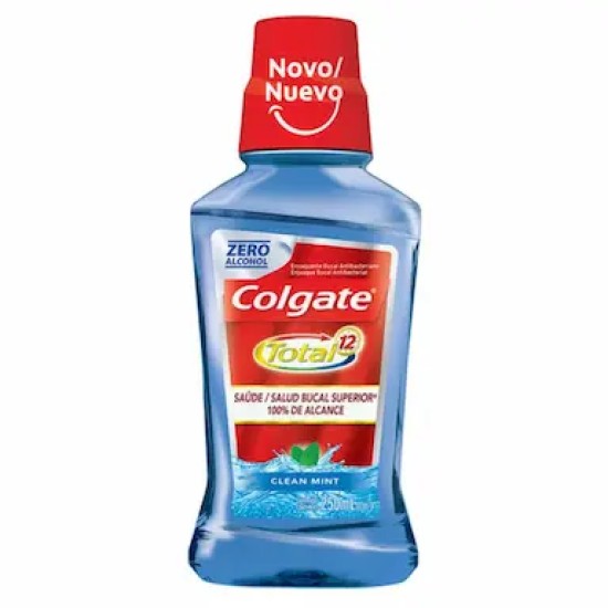 ENXAGUANTE BUCAL COLGATE TOTAL 12 CLEAN MINT 250ML