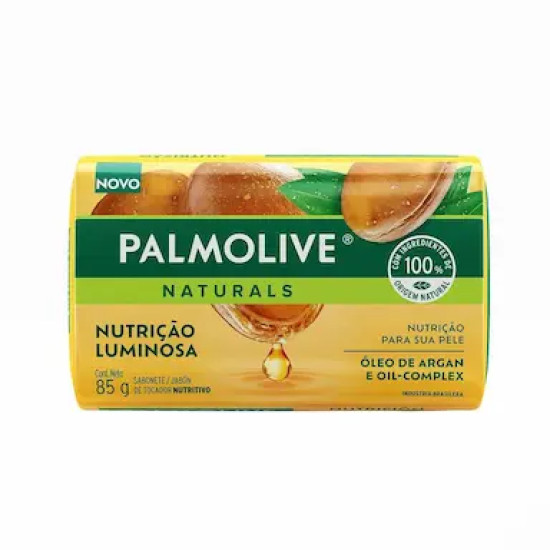 SABONETE PALMOLIVE SUAVE OLEO DE ARGAN 85G
