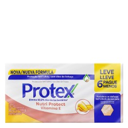 KIT SABONETE PROTEX NUTRI VITAMINA E LV 6 PG 5 85G