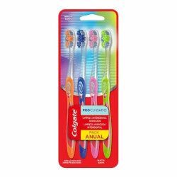 ESCOVA DENTAL COLGATE PRO CUIDADE COM 4 UND
