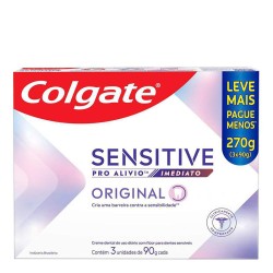 KIT CREME DENTAL COLGATE SENSITIVE PRO ALIVIO LV3P2 90G
