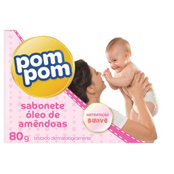 SABONETE POMADA POM OLEO AMENDOAS 70 GR