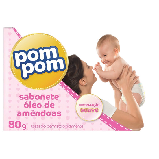 SABONETE POMADA POM POM OLEO AMENDOAS 70 GR