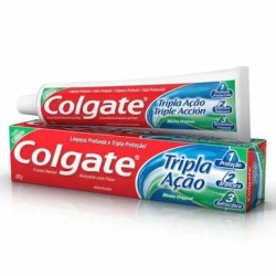 CREME DENTAL COLGATE TRIPLA ACAO MENTA ORIGINAL 180G