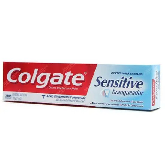 CREME DENTAL COLGATE SENSITIVE BRANQUEADOR 100G