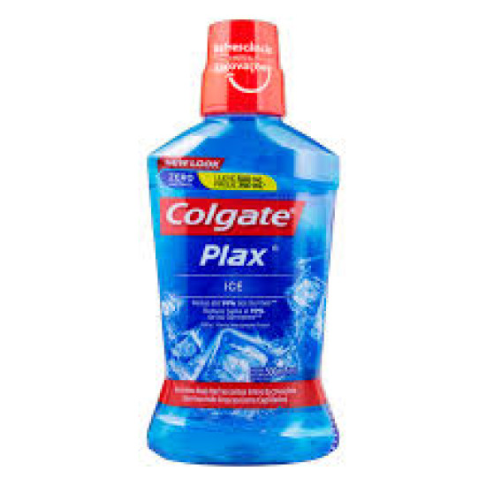 ENXAGUANTE BUCAL COLGATE PLAX ICE LV500ML PG350ML