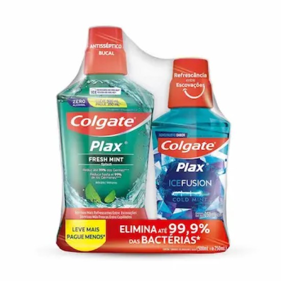 KIT PLAX FRESH M LV500 PG350ML + ICE FUSION 250ML