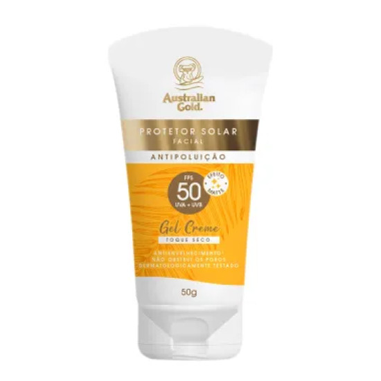 PROTETOR SOLAR AUSTRALIAN GOLD GEL CREME FPS50 50G