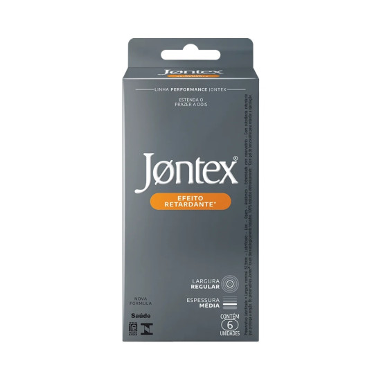 PRESERVATIVO JONTEX EFEITO RETARDANTE 6 UNID