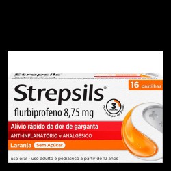 STREPSILS LARANJA C/16 PAST