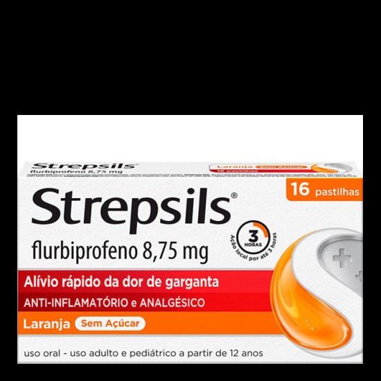 STREPSILS LARANJA C/16 PAST