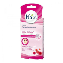 FOLHAS DEPIL VEET FACIAL PRONTA PELE NORMAL 12UN