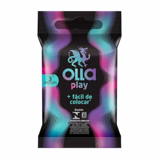 PRESERVATIVO OLLA LUB PLAY C/3 UND