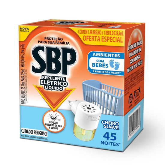 SBP REFIL ELETRICO 45 NOITES 35ML