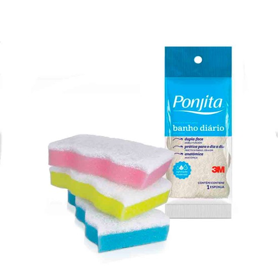 ESPONJA P/BANHO 3M PONJITA