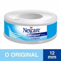 FITA MICROPOROSA 3M BRANCA 12MM X 4,5M