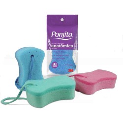 ESPONJA P/BANHO 3M PONJITA AQCUA