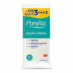 ESPONJA  PARA BANHO 3M PONJITA LV3 E PG2